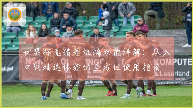 世界杯竞猜手机端功能详解：从入口到精选体验的全方位使用指南